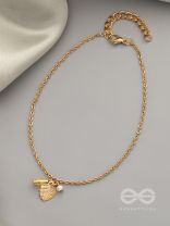 The Autumn Tree- Elegant Golden Anklet