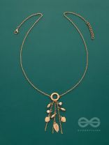 Joys of Spring- Elegant Golden Necklace
