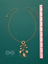 Joys of Spring- Elegant Golden Necklace