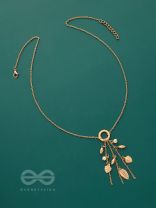 Joys of Spring- Elegant Golden Necklace