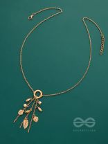 Joys of Spring- Elegant Golden Necklace
