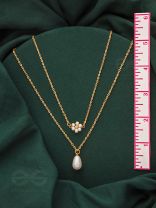 Lily of the Valley- Golden Pearl Necklace