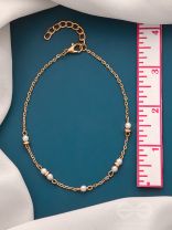 Trail of Lightning- Golden Pearl Anklet