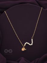 The Jungle Safari- Golden Beads Necklace