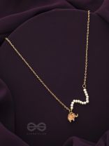 The Jungle Safari- Golden Beads Necklace