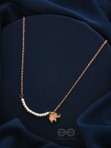 The Jungle Safari- Golden Beads Necklace