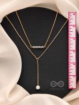 The Drowned Moon- Golden Pearl Layered Necklace
