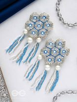 Bhavin- The Illustrious- Resham, Mirror and Beads Embroidered Earrings 