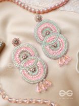 Dwaidha- The Dual- Stones, Sequins and Beads Embroidered Earrings 