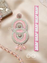 Dwaidha- The Dual- Stones, Sequins and Beads Embroidered Earrings 