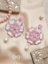 Animisa- The Bloom- Stones and Sequins Embroidered Earrings 