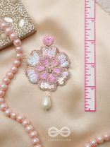 Animisa- The Bloom- Stones and Sequins Embroidered Earrings 