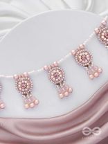 Shadwal- The Pretty Meadow- Pearls and Stones Embroidered Necklace 
