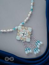 Lavnika- The Charming- Sequins, Stones and Beads Embroidered Necklace 