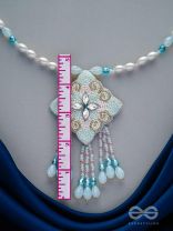 Lavnika- The Charming- Sequins, Stones and Beads Embroidered Necklace 
