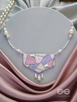 Niryatr- The Beautiful Meadow- Pearls, Sequins and Beads Embroidered Earrings