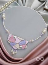 Niryatr- The Beautiful Meadow- Pearls, Sequins and Beads Embroidered Earrings