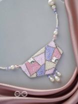 Niryatr- The Beautiful Meadow- Pearls, Sequins and Beads Embroidered Earrings
