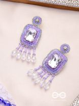 Aadarsa- The Magnificent Mirror- Stones and Sequins Embroidered Earrings