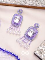Aadarsa- The Magnificent Mirror- Stones and Sequins Embroidered Earrings