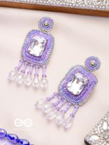 Aadarsa- The Magnificent Mirror- Stones and Sequins Embroidered Earrings