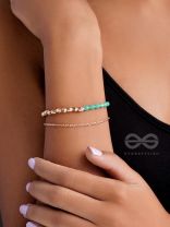 The Green Revolution- Golden Beads Bracelet