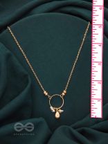 The Sphere of Heaven- Golden Glass Beads Necklace