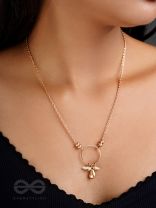 The Sphere of Heaven- Golden Glass Beads Necklace