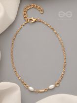 Pearls of Stardom- Golden Pearl Anklet