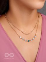 The Wonder Waters- Golden Layered Necklace