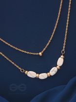 The Stepping Stones- Golden Layered Necklace