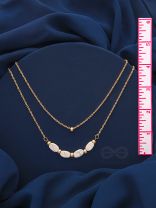 The Stepping Stones- Golden Layered Necklace
