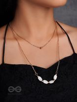The Stepping Stones- Golden Layered Necklace