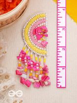 Utsmaya- The Blooming Garden- Pearls and Sequins Embroidered Earrings
