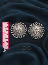 The Sterling Sun-  Oxidized Stud Earrings