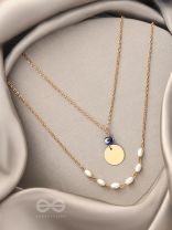 Sun n Sea- Golden Layered Necklace
