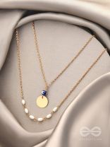 Sun n Sea- Golden Layered Necklace