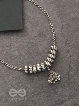 The Vesper Bell- Oxidised Boho Anklet