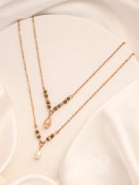 The Blazing Sleet- Golden Layered Necklace