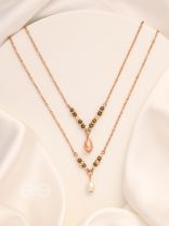 The Blazing Sleet- Golden Layered Necklace