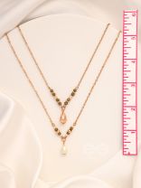 The Blazing Sleet- Golden Layered Necklace