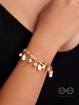 The Box of Rain- Golden Pearl Bracelet
