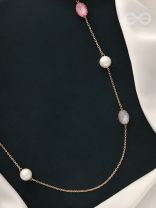 The Cosmic Attraction- Golden Bead Necklace