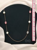 The Cosmic Attraction- Golden Bead Necklace