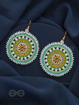 The Wheel of Fortune- Elegant Beaded Earrings