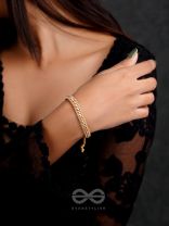 The Bronze Beauty- Beaded Knot Bracelet