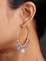 The Sun Shower- Golden Embellished  Earrings