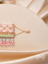 Maanikya- The Pink Wonder- Sequins and Beads Embroidered Choker Necklace