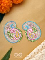 Dhavala- The Beautiful- Resham and Sequins Embroidered Earrings