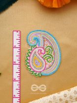 Dhavala- The Beautiful- Resham and Sequins Embroidered Earrings